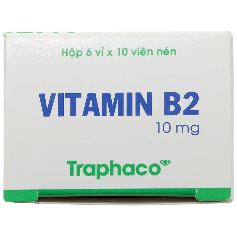 Vitamin B2 Traphaco 10mg dự phòng và điều trị thiếu vitamin B2 (6 vỉ x 10 viên) - 4